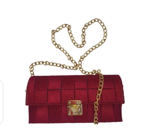 virsa bag, cross body shoulder bag, maroon handbag hand made ladies fashion bag party bag